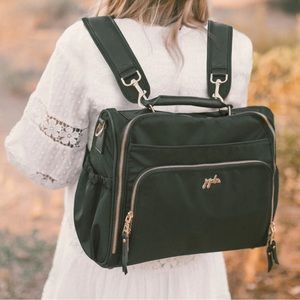 JuJu be Eco B.F.F Black NWT diaper bag- backpack